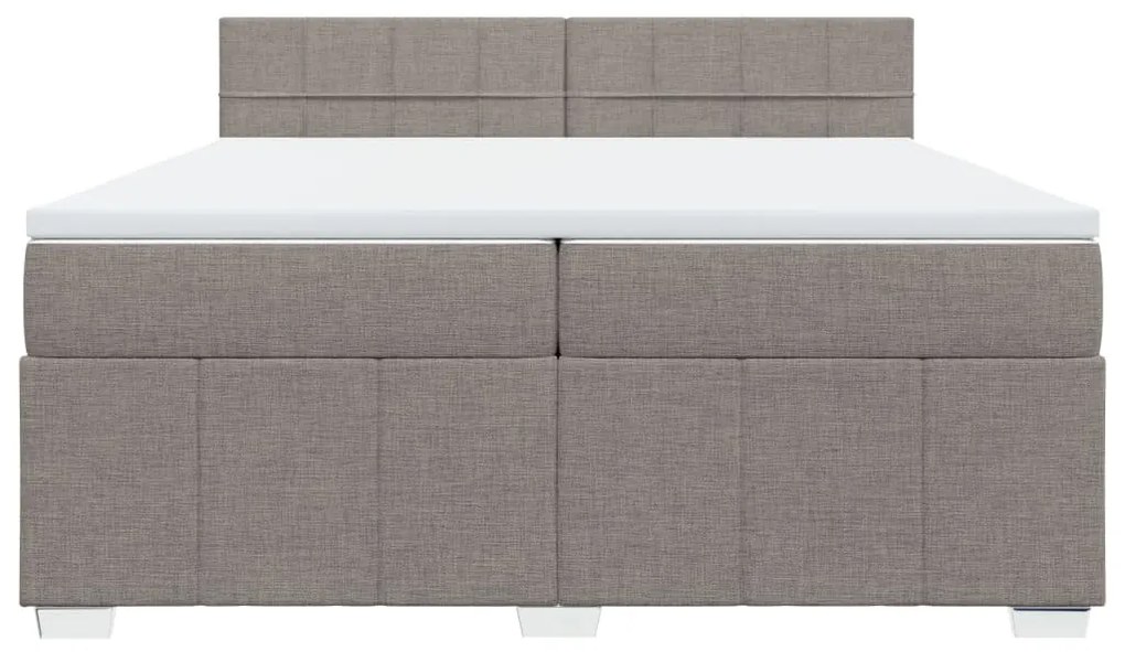 ΚΡΕΒΑΤΙ BOXSPRING ΜΕ ΣΤΡΩΜΑ TAUPE 200X200 ΕΚ. ΥΦΑΣΜΑΤΙΝΟ 3289479