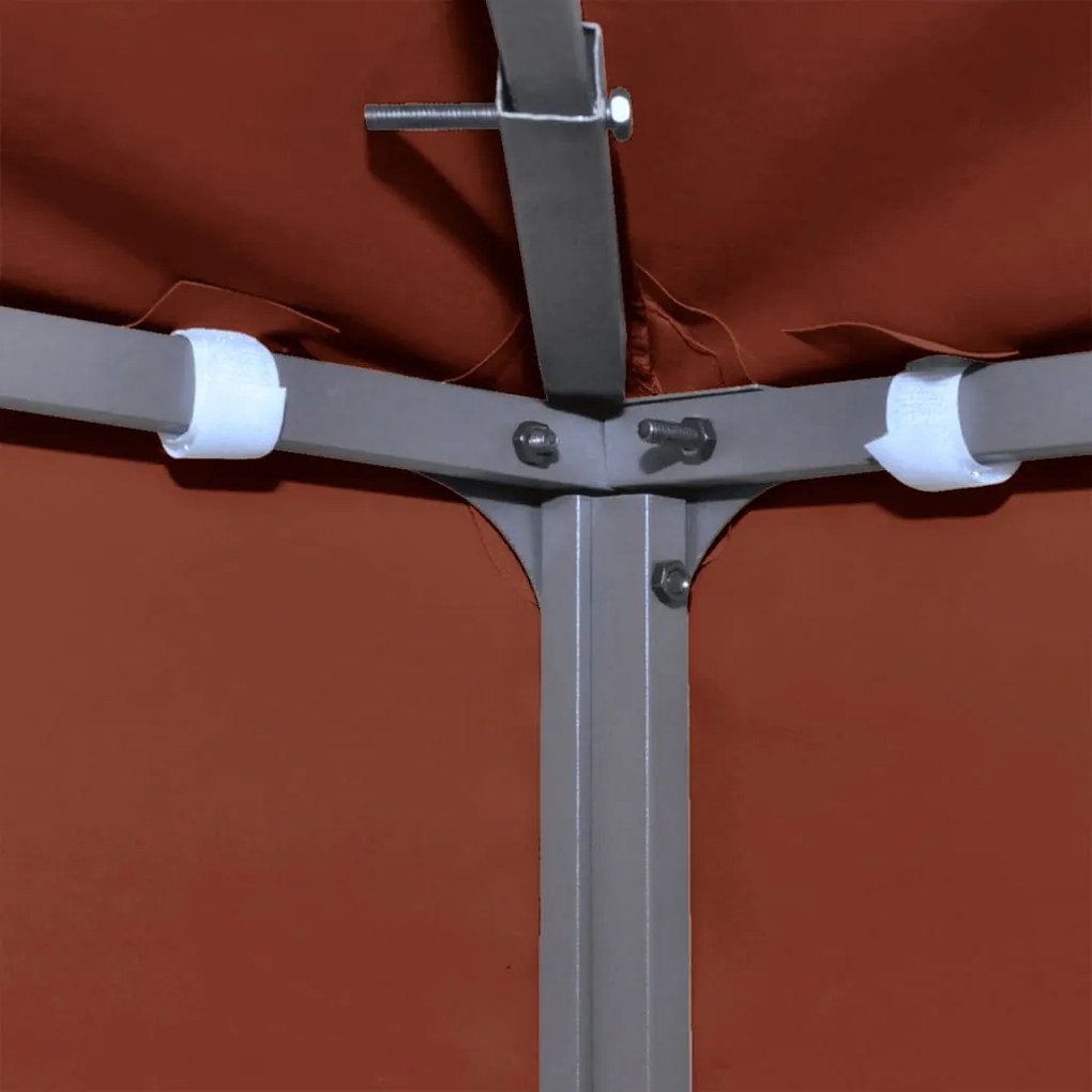 vidaXL Κάλυμμα για Κιόσκι 2 Επιπέδων Τερακότα 3 x 3 μ. 310 γρ./μ²