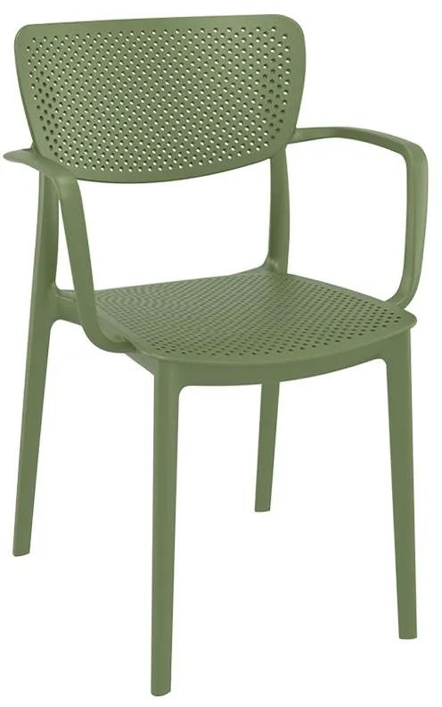 SIESTA LOFT OLIVE GREEN ΠΟΛΥΘΡΟΝΑ ΠΟΛ/ΝΙΟΥ 54X53X82εκ.20.0419