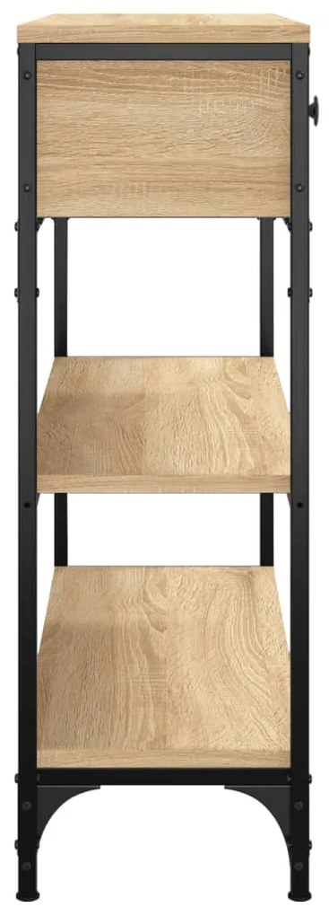 vidaXL Τραπέζι Κονσόλα Sonoma Δρυς 72,5x25x75 εκ. Επεξεργασμένο Ξύλο