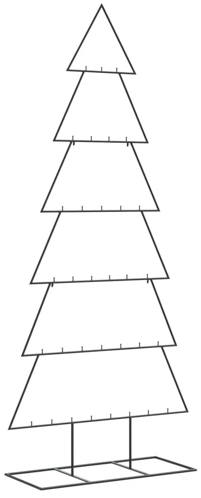 vidaXL Χριστουγεννιάτικο Δέντρο Διακοσμητικό Μαύρο 210 εκ.