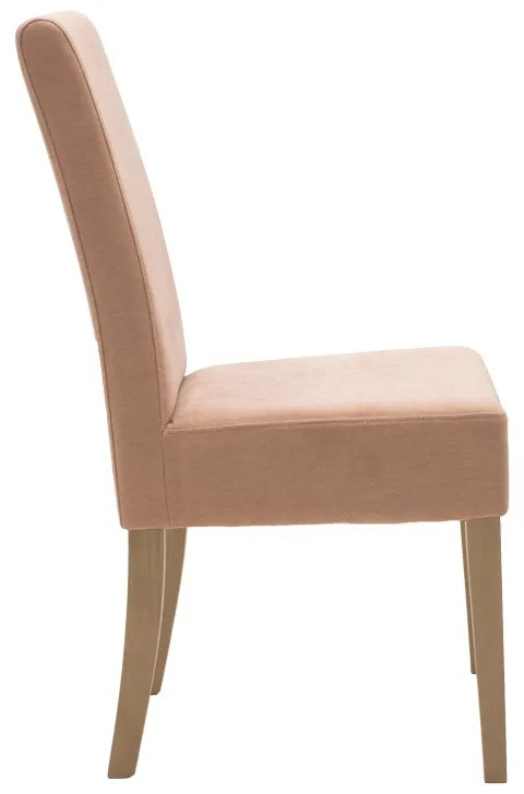 Καρέκλα Ditta pakoworld ύφασμα σάπιο μήλο-πόδι sonoma 44x56x96εκ (2 τεμάχια)