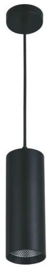 Κρεμαστό Φωτιστικό Οροφής 25W Cob big 30cm Space Lights-2104033-Μαύρο 2104033