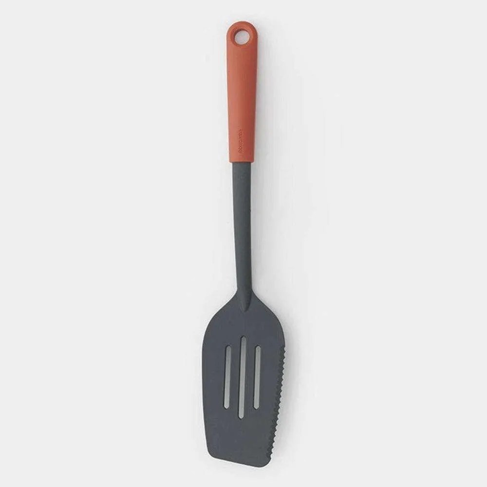 Σπάτουλα Τρυπητή Tasty 081.1228/04 Black-Cinnamon Brabantia Silicone