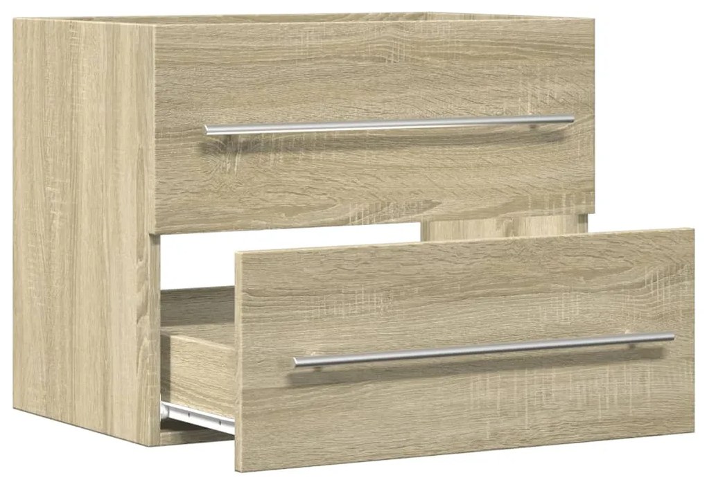vidaXL Ντουλάπι Νιπτήρα Sonoma Δρυς 60 x 38,5 x 48 εκ. από Επεξ. Ξύλο