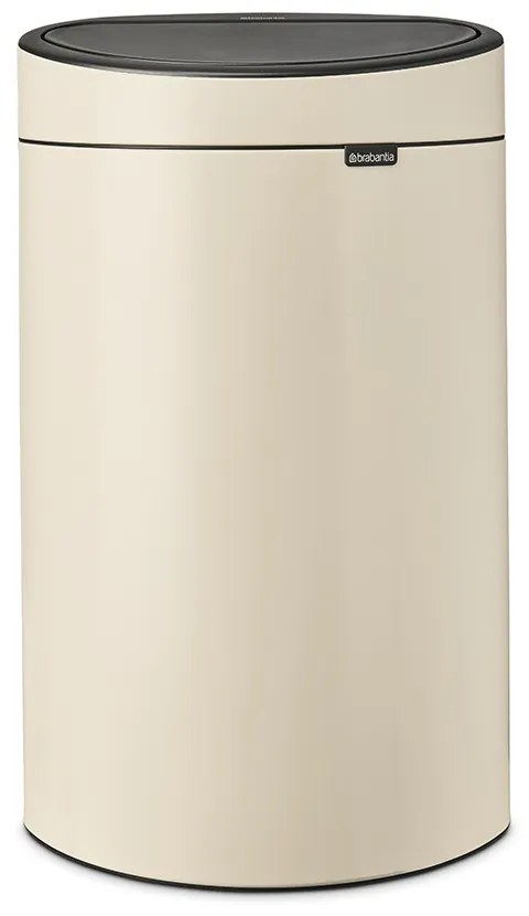 Brabantia 1005543 Κάδος Απορριμμάτων Touch Bin New 40L, Soft Beige