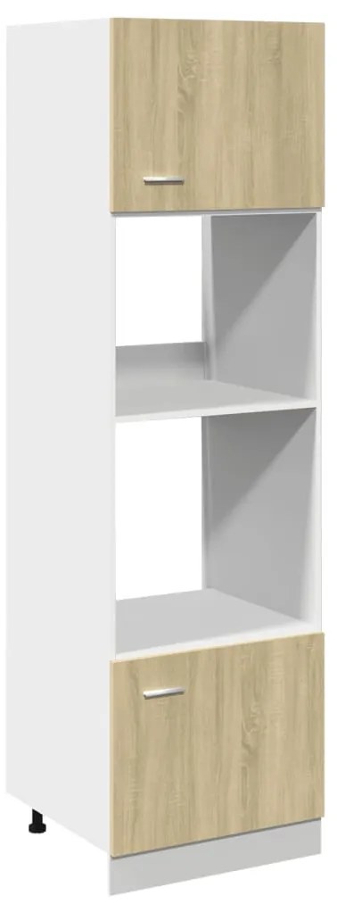 vidaXL Σετ Ντουλαπιών Κουζίνας 7 Τεμαχίων "Lyon" από Τεχνητό Ξύλο Sonoma Δρυς