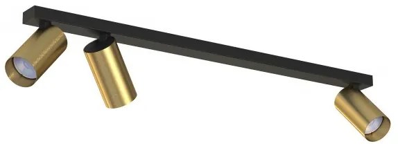 Σποτ Φωτιστικό Ράγας 3xGU10 10W IP20 Mono Nowodvorski 7783 Ορείχαλκος
