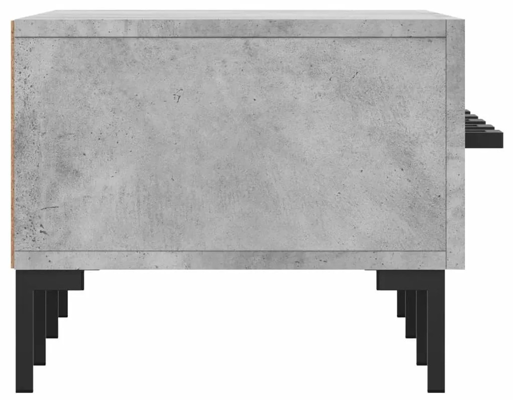vidaXL Έπιπλο Τηλεόρασης Γκρι Σκυροδέματος 150x36x30 εκ. Επεξ. Ξύλο