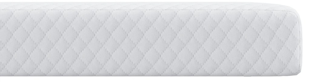 vidaXL Στρώματα Λευκό 100 x 200 cm 100% ύφασμα πολυεστέρα με τζακάρ