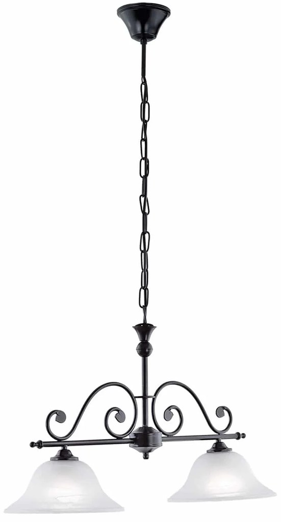 Φωτιστικό Οροφής Murcia 91004 White-Black Eglo Metal, Glass