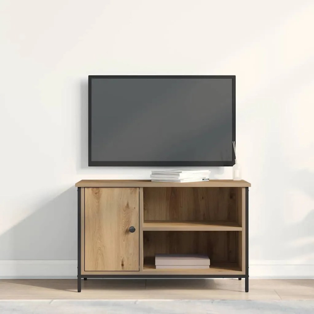 vidaXL Ντουλάπι TV artisan δρυς 80 x 40 x 50 cm Επεξεργασμένο ξύλο