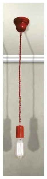 Φωτιστικό κρεμαστό CORDS υφασμάτινο πάχους 7 χιλ Homelighting-77-2289-Πορτοκαλί 77-2289