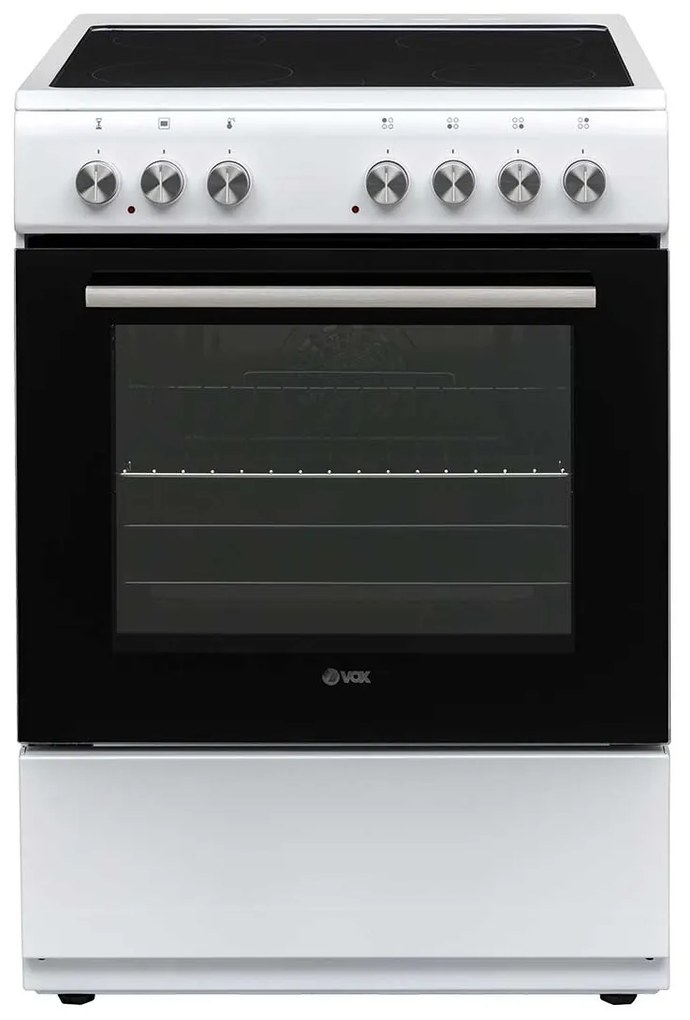 Κουζίνα Ηλεκτρική Κεραμική 69lt Π60cm Λευκό VOX CHT 6000 W