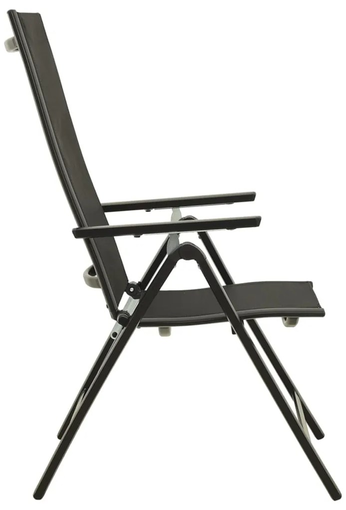 vidaXL Σετ Επίπλων Mπιστρό 5 Τεμαχίων Μαύρο / Ανθρακί