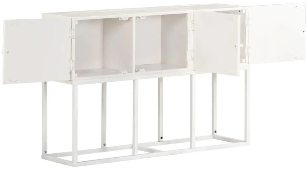 vidaXL Κονσόλα 115 x 30 x 76 εκ. από Μασίφ Ξύλο Μάνγκο