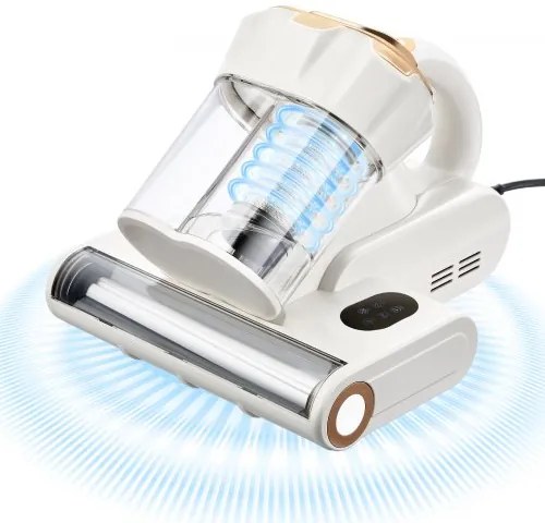 VEVOR Mattress Vacuum Cleaner with 18Kpa Powerful Suction HEPA Filter 550W White