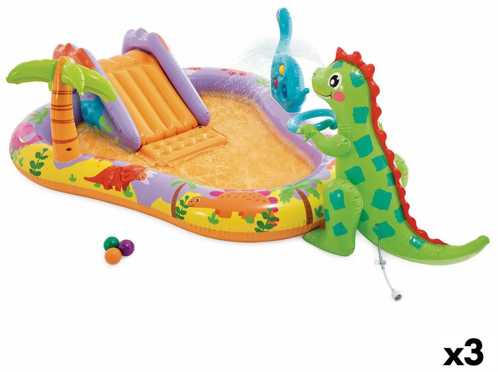 Παιδική πισίνα Intex 201 x 69 x 157 cm (3 Μονάδες)