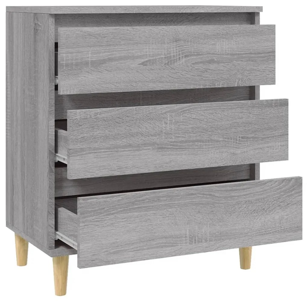 vidaXL Ντουλάπι Γκρι Sonoma 60x35x70 εκ. από Επεξεργασμένο Ξύλο