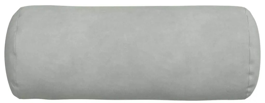 vidaXL Μαξιλάρια Στήριγμα 2 pcs Ανοιχτό γκρι Ø 15 x 40 εκ