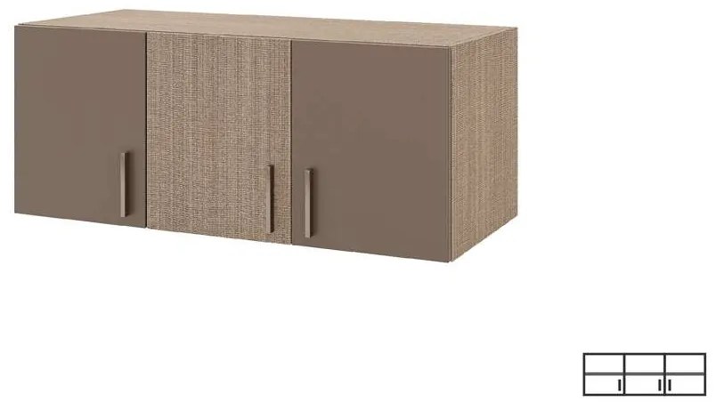 Προέκταση Ντουλάπας, 1211005 Μόκα, 53x50x120, Genomax GenomCITY1005MOKA