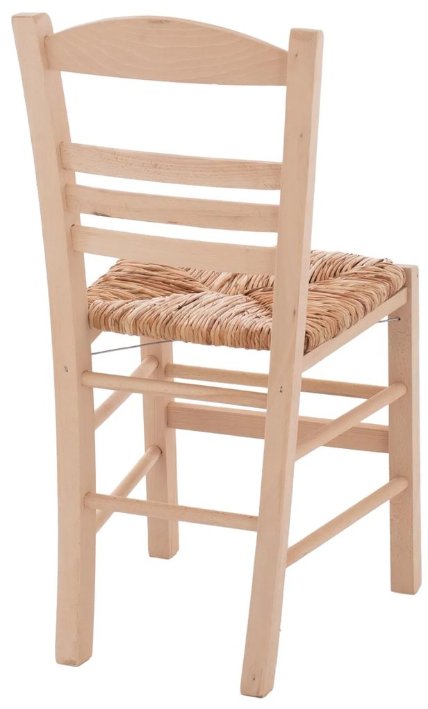 Καρέκλα JHETT C10369.02 Επιλοχία με Ψάθα Άβαφη 40.5x43x88 εκ.