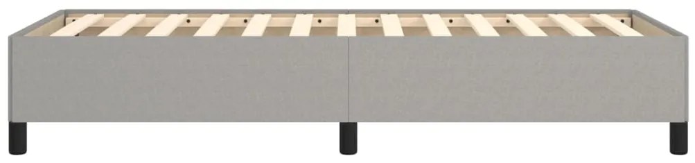 vidaXL Σκελετός Κρεβατιού Χωρίς Στρώμα Αν. Γκρι 100x200 εκ. Υφασμάτινο