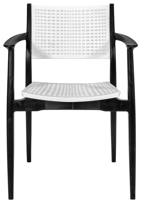 Καρέκλα Best Fylliana Μαύρο - Γκρί 57,5x55x80 εκ. 57.5x55x80 εκ.