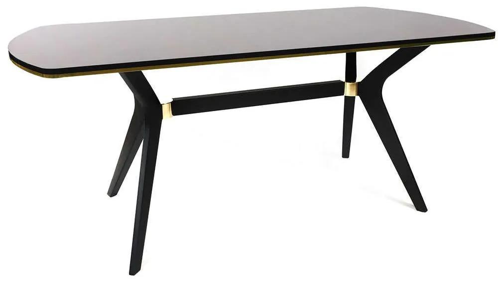 Τραπέζι Ikon 974NMB1727 180x90x77cm Multi-Brown Πλαστικό,Mdf