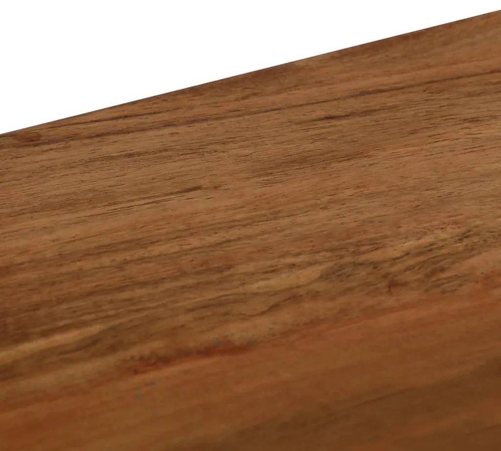 vidaXL Πάγκος Τραπεζαρίας 160x40x45 εκ. από Μασίφ Ξύλο Ακακίας/Ατσάλι