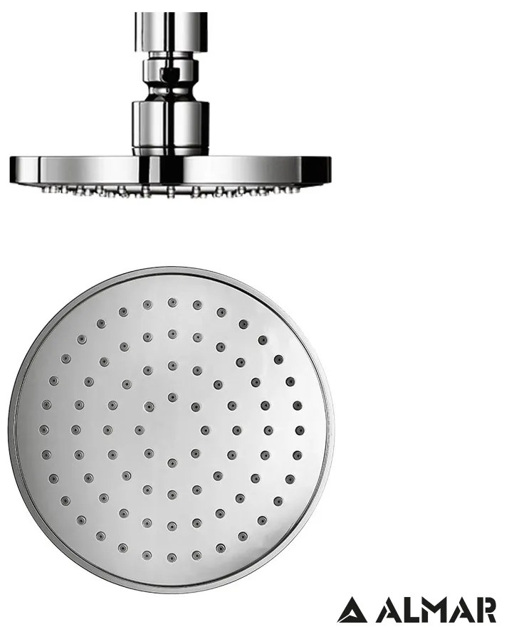 Κεφαλή Ντουζ Emotion Φ13 χωρίς μπράτσο Almar Chrome E044106-100