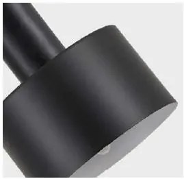 SE21-BL-4-BL3-MS1 ADEPT TUBE Black Pendant Black Metal Shade+