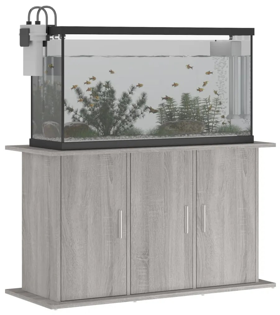 vidaXL Βάση Ενυδρείου Γκρι Sonoma 101x41x58 εκ. από Επεξεργασμένο Ξύλο