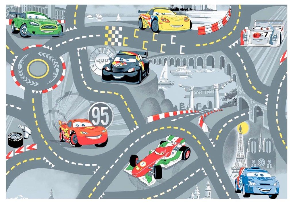 Παιδικό χαλί C7679.04 Γκρί με Κρόσια 120x180 εκ. 120x180x1 εκ.