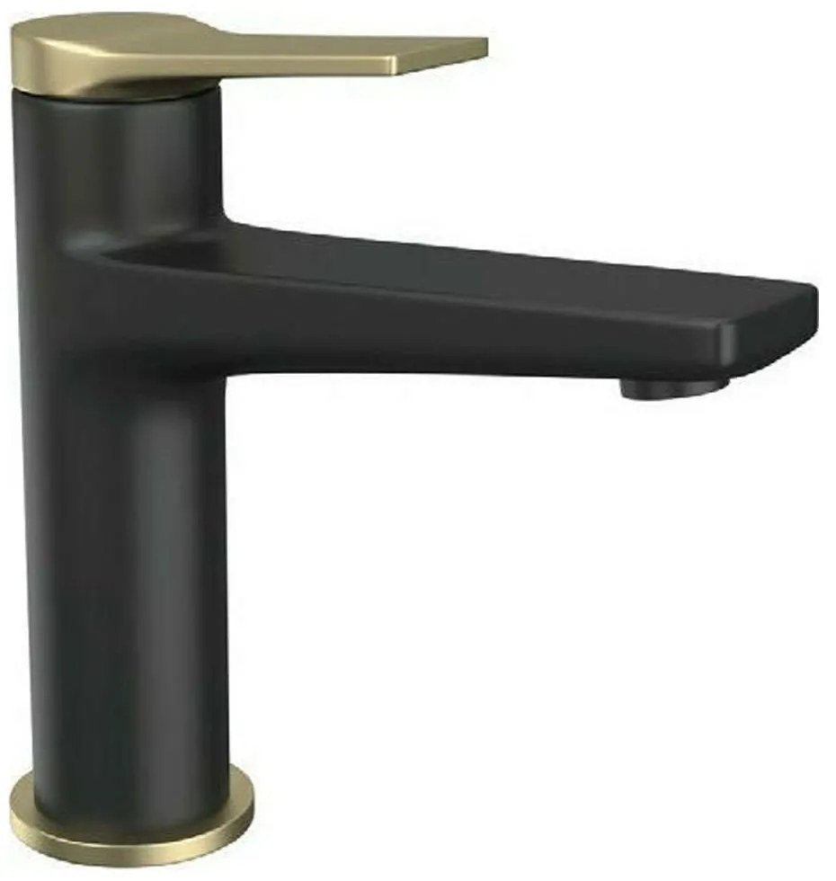 Μπαταρία Νιπτήρος Andare WNW168073PA-B Black-Gold Karag Metal, Ceramic