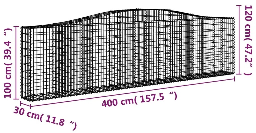 ΣΥΡΜΑΤΟΚΙΒΩΤΙΑ ΤΟΞΩΤΑ 10 ΤΕΜ. 400X30X100/120 ΕΚ. ΓΑΛΒΑΝ. ΑΤΣΑΛΙ 3145834