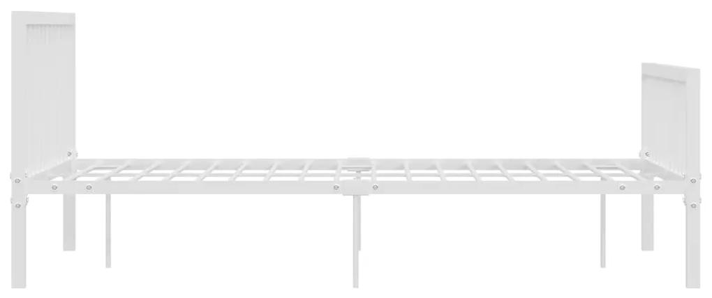 vidaXL Πλαίσιο Κρεβατιού Λευκό 160 x 200 εκ. Μεταλλικό