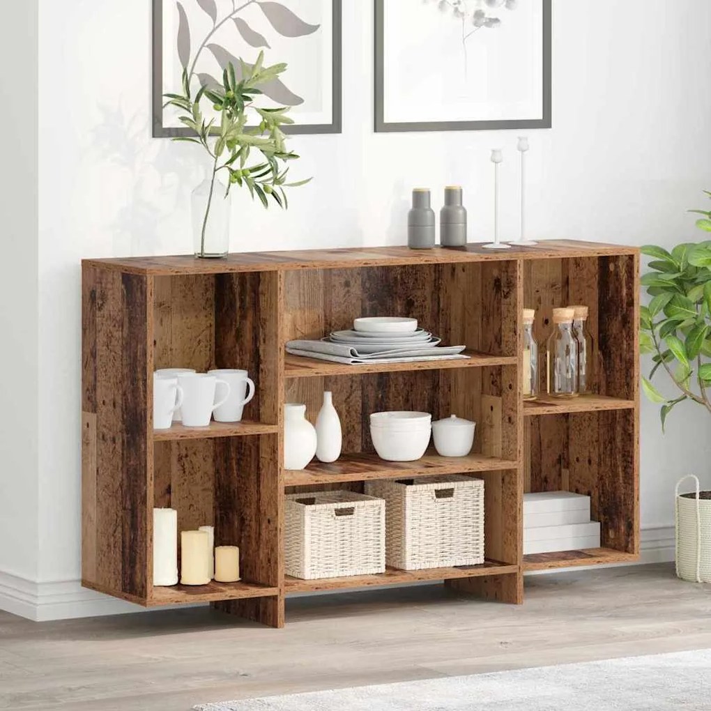 vidaXL Πλαϊνό γραφείο Παλαιό ξύλο 120 x 30 x 75 εκ Επεξεργασμένο ξύλο
