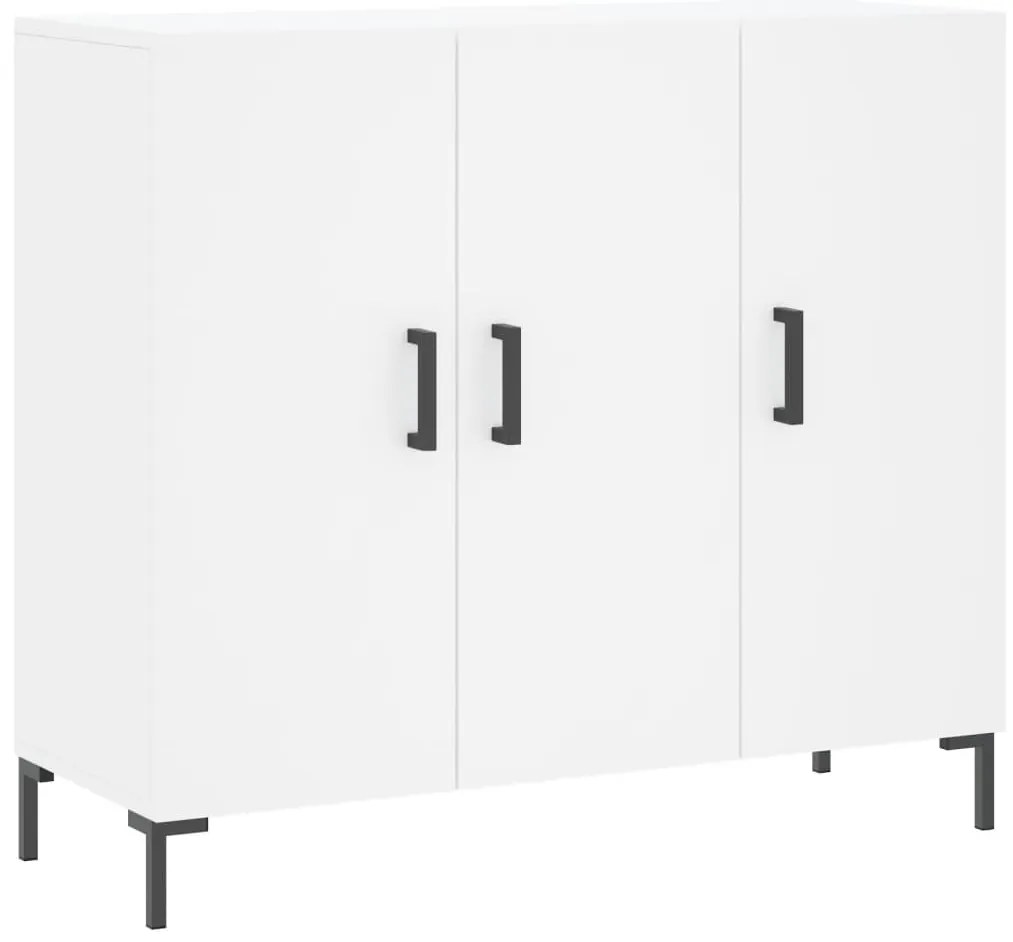 vidaXL Μπουφές Λευκός 90 x 34 x 80 εκ. από Επεξεργασμένο Ξύλο