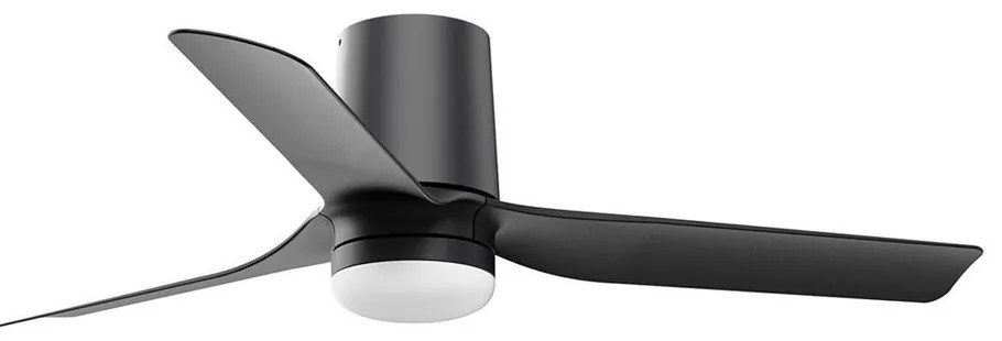Ανεμιστήρας Οροφής Mini Punt Tub S 33834-1TW D90cm 10W 2700/ 4000/ 6000K 480lm Black Faro Barcelona Διάμετρος 90cm