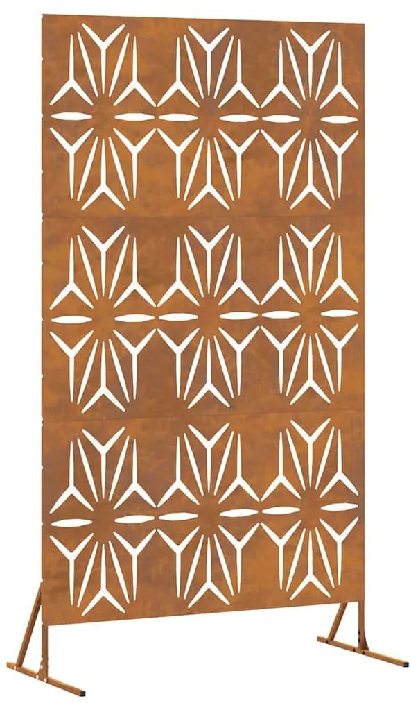 vidaXL Οθόνη Ιδιωτικότητας Γκρι 100 x 50 x 180 εκ. Ατσάλι