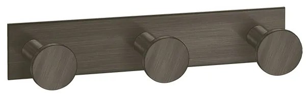Άγκιστρο Τριπλό Dark Bronze Mat W13xD3,5xH3,5cm Sanco Bath Robe Hook 0683-DM25