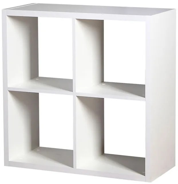 Βιβλιοθήκη Clever Cube-Λευκό