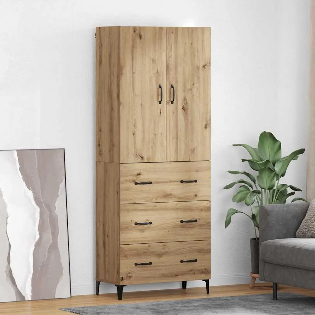 Highboard Artisan Oak 69,5 x 34 x 180 εκ. Επεξεργασμένο ξύλο