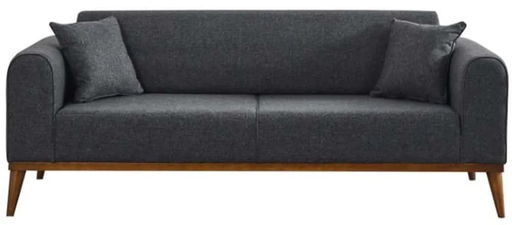 Καναπές - Κρεβάτι Τριθέσιος Cofi 560ARE2905 222x90x80cm Anthracite
