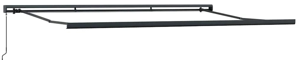 vidaXL Τέντα Πτυσσόμενη Κρεμ 4 x 3 μ. Ύφασμα και Αλουμίνιο