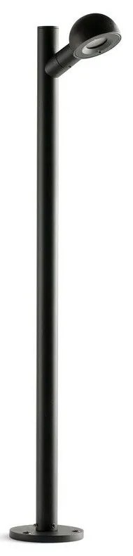 Φωτιστικό Δαπέδου Brot 600 75573 LED 6W 2700K 290lm IP65 5,8x60cm Black Faro Barcelona