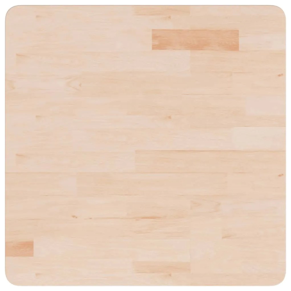 vidaXL Επιφάνεια Τραπεζιού Τετράγωνη 60x60x2,5 εκ. Μασίφ Ξύλο Δρυς