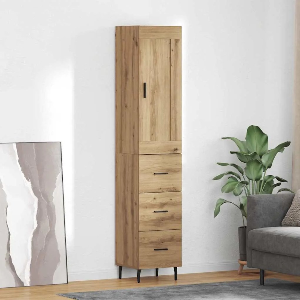 Highboard Artisan Oak 34,5 x 34 x 180 εκ. Επεξεργασμένο ξύλο