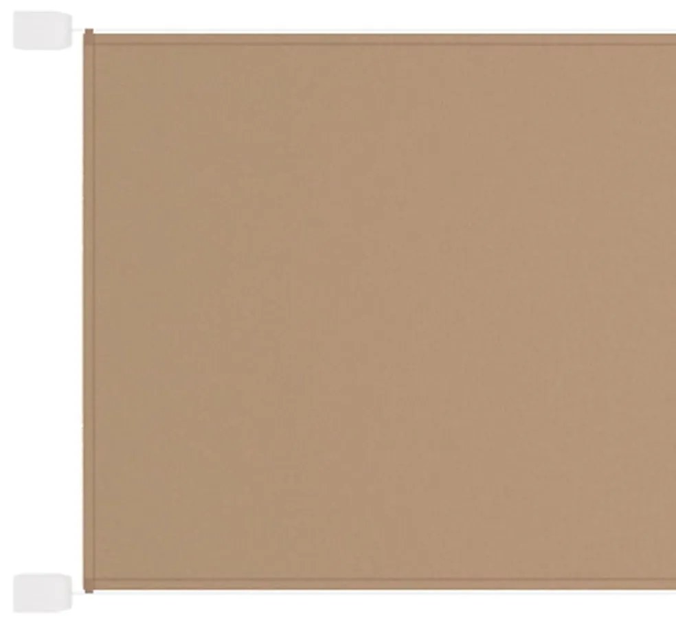 Τέντα Κάθετη Taupe 100 x 800 εκ. από Ύφασμα Oxford - Μπεζ-Γκρι